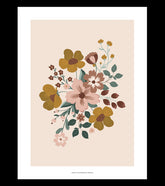 CAPUCINE - Affiche enfant - Bouquet automnal